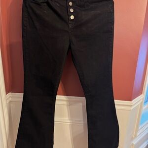 Black Flare & Wide Leg Jeans size 6